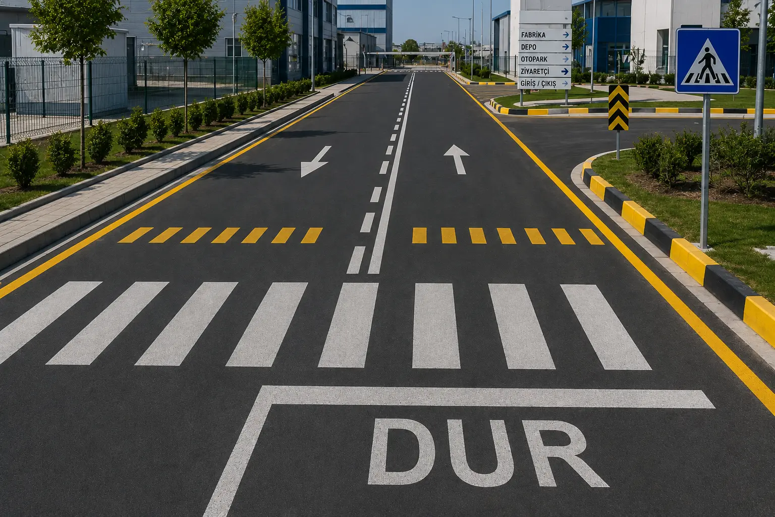 Yol ve Trafik Çizgileri